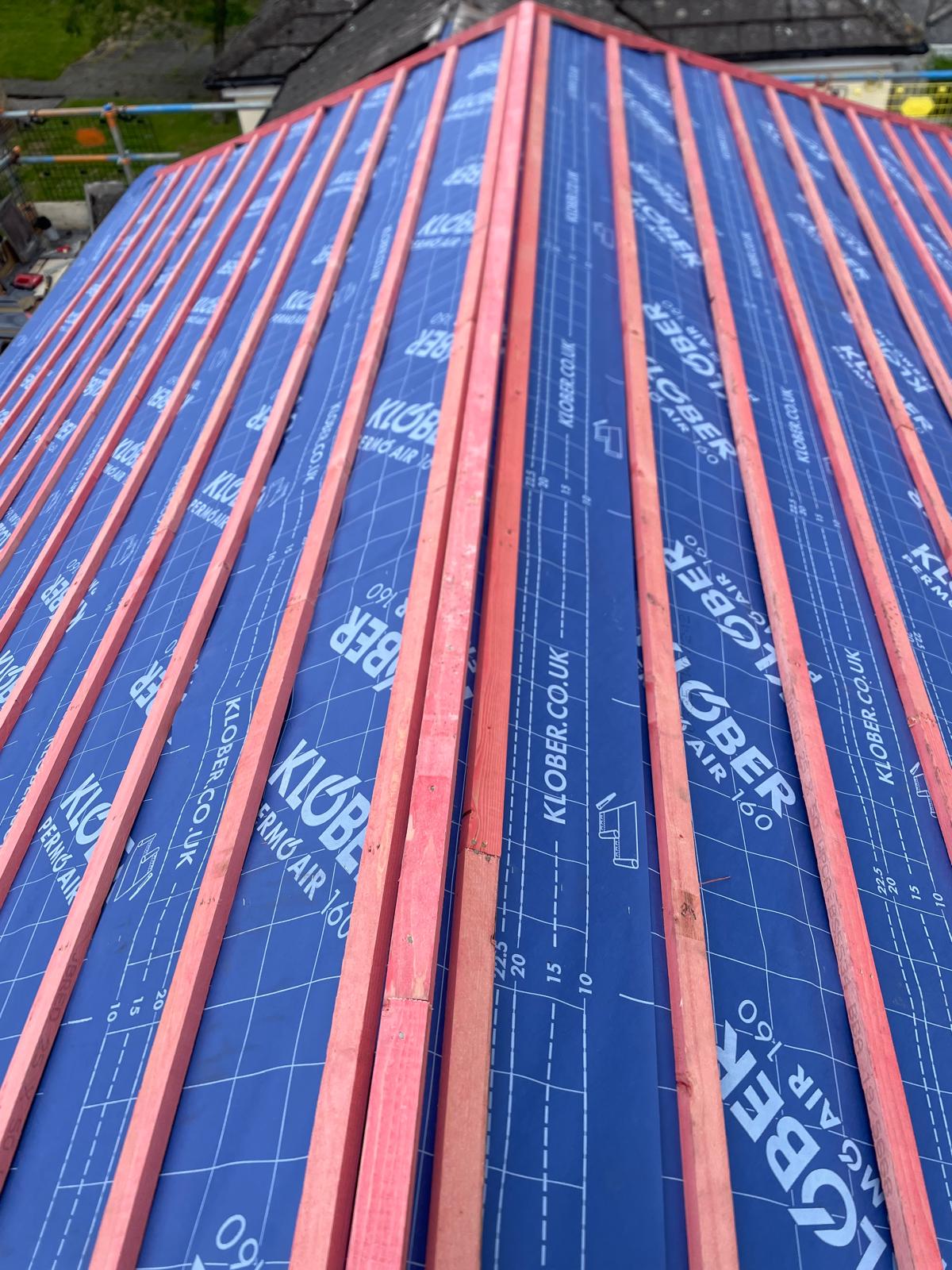 New tiled roof installation in Ipswich by D&W Roofing Services