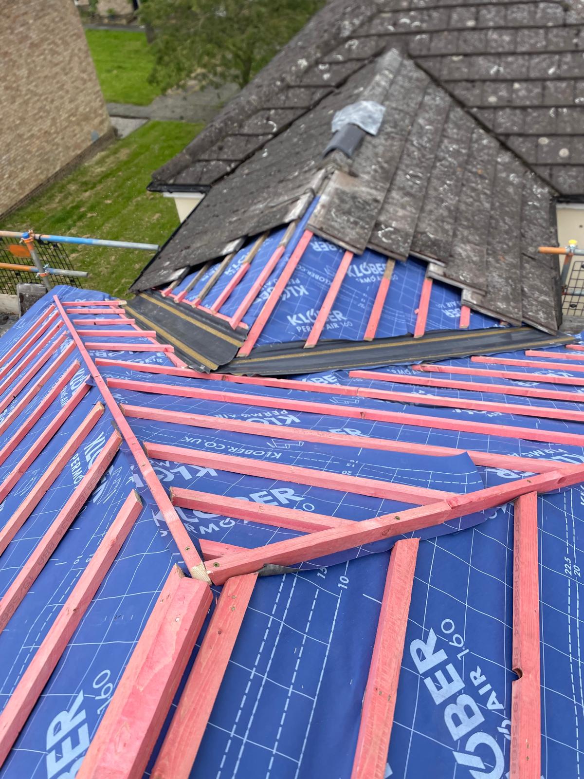 New tiled roof installation in Ipswich by D&W Roofing Services